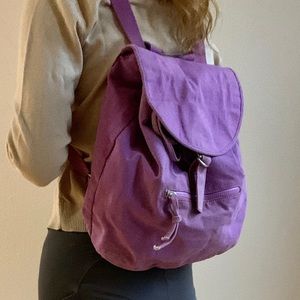 Medium sized purple backpack
